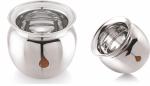 Mukti Stainless Steel Food Storage Jars & Containers|Lota, Kalash, Chambu, Tumbler|Drinking, Storing & Serving|Nivedyam Lota Flora|600ml x 1