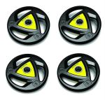 Body Maxx Metal, Rubber Olympic Weight Plates, Dumbbell With Tri-Grip And Centre Hole Diameter 51Mm