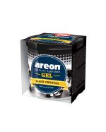 Areon Gel Can 80g Black Crystal | Long Lasting Fragrance  | Environment Friendly Gel | Refresh Every Interior - Car, Office Or Your Home | Eliminate Odors And Refresh The Air
