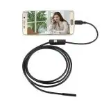 SAFETY NET, SPY CAMERA Endoscope Camera Flexible IP67 Waterproof Inspection 6 LED Borescope Camera with 5M Cable 5.5mm 7mm for Android,PC & Notebook, with OTG (App USB Camera)