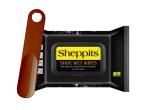 Sheppits Premium Shoe Wet Wipes & Shoe Horn (Maroon) Combo | Shoe Care Kit