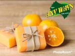 Any Ways Organic Real Orange Peel & Vitamin E Hand Made Best Face Soap (Pack Of 3) (125X3)