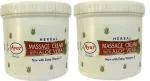 Ayur Herbal,Massage Cream with Aloe Vera (500 ML X 2) Pack of 2