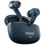 beatXP XPods Wave Bluetooth True Wireless Ear Buds with 50H Playtime, Quad Mic ENC Tech, 40ms Low Latency Mode for Gaming, Type C Earphone with 11mm Drivers, IPX5, BT v5.3, Touch Control (Space Blue)