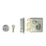 Godrej Locks Satin Nickel Stainless Steel Ultra Tribolt Deadbolt 1 CK