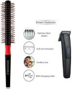 Buytya 1 Round Hair Saloon Brush 1 Trimmer Men (Pack of 2)