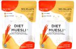 Millet Muesli Diet (Mantra For Weight Loss) -300 gm, Pack Of 4 A Soulfull Muesli with Millets, Oats, Ragi, Almonds, Raisins, Pumpkin Seeds, Cranberry, Honey, Apple Crush & No added Sugar. A perfect diet Food.