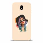 Covers Gap Samsung Galaxy J7 Pro Girl Sketch Plastic Back Cover 5 x 20 x 11 cm