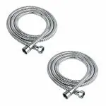 Acetap Stainless Steel 304 Flexible Shower Tube Pipe 1 Meter (Pack of 2 Piece)