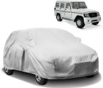 CARNEST Car Cover For Mahindra Bolero (With Mirror Pockets) (Silver)
