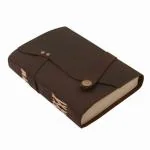 pranjals house Brown Leather Handmade Diary
