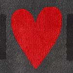 HOME HEART DOORMAT - 40X60 cm. By Saral Home(Grey)