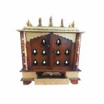 Kamdhenu Art And Craft Engineered Wood, Wood, Brass Temple Home Pooja Mandir Mandap