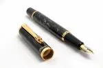 Ledos Black Metal Royal Dragon Fountain Pen Design Body with Unique Dragon Clip