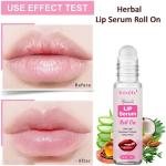 Krivety pink Roll On Lip Serum Oil, Lip Lightening & Plumping Serum for men & women Natural (10ml)