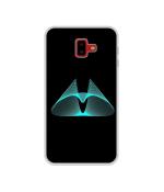 Casotec Mesh Shape Glitter Design Printed Silicon Soft TPU Back Case Cover for Samsung Galaxy J6 Plus