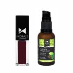Moraze Combo Pack Of Face Serum With Mini Matte Liquid lipstick