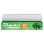 CLEAN WRAP 2-in-1 Aluminium Foil & Paper, Keeps Food Fresh, Perfect for Food Wrapping (500 Gram)
