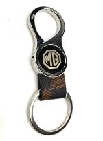 Jdp Novelty Brown Metal Round Shape Mg Car Keychain