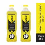 Oreal 2L Yellow mustard, Organic Unrefined Mustard / Sarso Cooking Oil