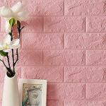 HOMEDRIP 3D Wall Panels Brick Self-Adhesive Waterproof PE Foam Wallpaper Used for Bathroom Living Room Home Decoration