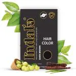 Indalo Ammonia-Free Vibrant Dark Brown Hair Color | With Natural Ingredients | Long Lasting Hair Color | For Men & Women - 100g