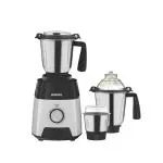 Borosil Silverline Mixer Grinder, For Wet/Dry Mixing & Grinding, 750 Watts, 3 stainless steel Jars (400 ml Chutney Jar, 1.5 L Blending Jar, 1.2 L Dry/Wet Grinding Jar), Mixie For Kitchen,