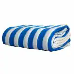 Goyal's Blue and White Stripped Single Bed AC Blanket 58 x 88 Inch