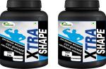Fasczo Xtra Shape Weight Gain Powder _Weight Gainer with Enzyme Blend, Protein Powder Weight Gainers/Mass Gainers (400 g, No Flavour)