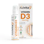 Aidvita Vitamin D3 400 IU Oral Spray, 30ml - 100% Vegetarian, Sugar-free & Pocket-friendly