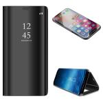 INDIACASE Galaxy S9 Plus Black Shockproof,Anti-Scratch,Mirror Plating Stand Clear View Case Cover