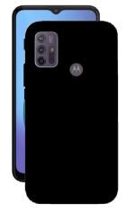 Shagya Motorola Moto G10 Power Black Silicon Back Cover Case (Set Of 2)