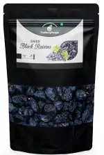 All-natural black raisins dry fruit (Unsweetened) | No added chemicals | High dietary fibre | Fresh breakfast items | Superfood by The Berry People- 250 gms