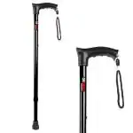 CHEVALIER Support Walking Stick/Cane for Old People Men/Women, Black