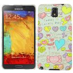 Heartly Samsung Galaxy Note 3 N9000 Blue Back Case Cover