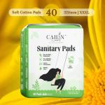 Cailin Care Cottony Soft & Comfortable Sanitary Pads Sanitary Napkins (Total 40 Pads | XXXL | 320mm)
