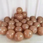 Specialyou.in Pack of 50 Brown Vibrant & Retro Balloons 12 Inch Latex Balloons with Shiny Surface for Birthday | Baby Shower Party Decoration In Combo (Brown)