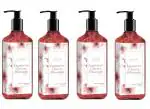 SORTH LUXURIOUS Japanese Cherry Blossom Gel Hand Wash | Germ Protection - 250 ML | Pack Of 4