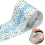 HANNEA Freely Cut Transparent Stretch Adhesive Bandage Dressing PU Film Wound Waterproof Sticker Good for Wound Healing Both for people or Pets Dressing Pads Tattoo Aftercare Bandage(6 * 393inch)