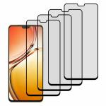 Kite Digital Vivo V23 Matte Finish (Black) Tempered Glass Screen Protector with Edge to Edge Coverage - Easy Installation Kit (Pack of 4)