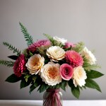 Love Creation 12x18 Size poster print for creative wall art- harmony-in-pink-watercolor-painting-10511(Non Sticker)