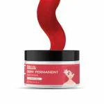 Haironic Flaming Red Semi-Permanent Hair Color| Enriched with Moroccan Argan oil, Silk Protein and Keratin Protein | Smoothens Frizz & Adds Shine, Nourishes & Deeply Moisturises |Easy Home Application, Perfect for Women and Men - 100gm