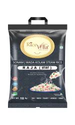 Rice Villa | RAJA |Sona Masuri(Sonam) |Steam Rice 10kg