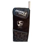 SG Fusion PU Coated and Nylon Cricket Kit Bag for Individual Kit, Black Fusion (Print May Slightly Vary)