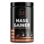 FITFED High Protein Muscle Mass Gainer Protein Powder | 7.3 G Protein | 23.1 G Carbs (Chocolate Flavour | 1 Kg / 2.2 lb, 29 Servings)