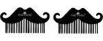 Park Daniel Mustache Beard Comb For Beard Shaping And Styling | Style your beard hassle-free | Pocket-size Comb for hair & Beard styling (Pack Of 2)