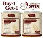 KURAIY White Chocolate Wax for Smooth Hair Removal - 800gm White chocolate extracts For all skin types Removes Tan, Dead Skin For Arms, Legs and Full body (Pack of 2)