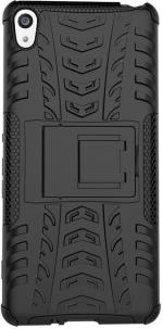 Leyon Black Plastic Back Cover For Sony Xperia Xa