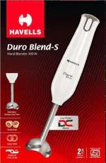 Havells Duro Blend 300 watt Hand Blender with Stainless Steel Blade, White