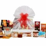 The Gift Tree Herbal Tea, Nutella, Roasted Peanuts, Crackers, Almond, Coffee Sticks, Chips and Sauce (Pack of 11)